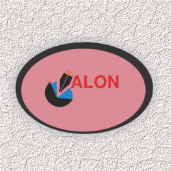 Oval Logo Stickers (13 x 19 inch 32 Sheets)