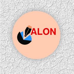 Round Logo Stickers(13 x 19 inch 21 Sheets)