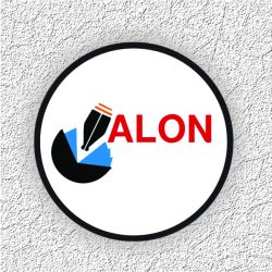 Round Logo Stickers (13 x 19 inch 21 Sheets)