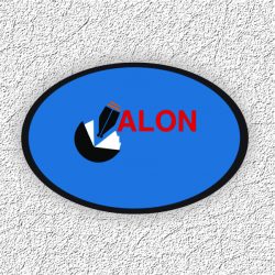 Oval Logo Stickers (13 x 19 inch 32 Sheets)