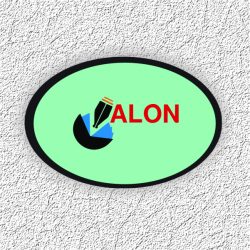 Oval Logo Stickers (13 x 19 inch 32 Sheets)