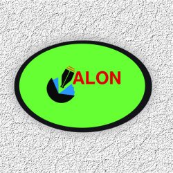 Oval Logo Stickers (13 x 19 inch 32 Sheets)