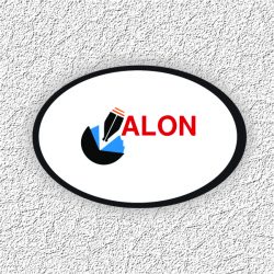 Oval Logo Stickers (13 x 19 inch 32 Sheets)