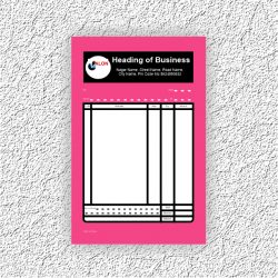 Multicolor Bill Book
