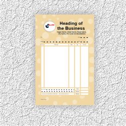 Multicolor Bill Book